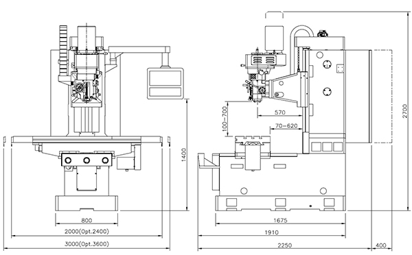 高精密型铣床HTM-L4H(图4) 高精密型铣床HTM-L4H(图4)